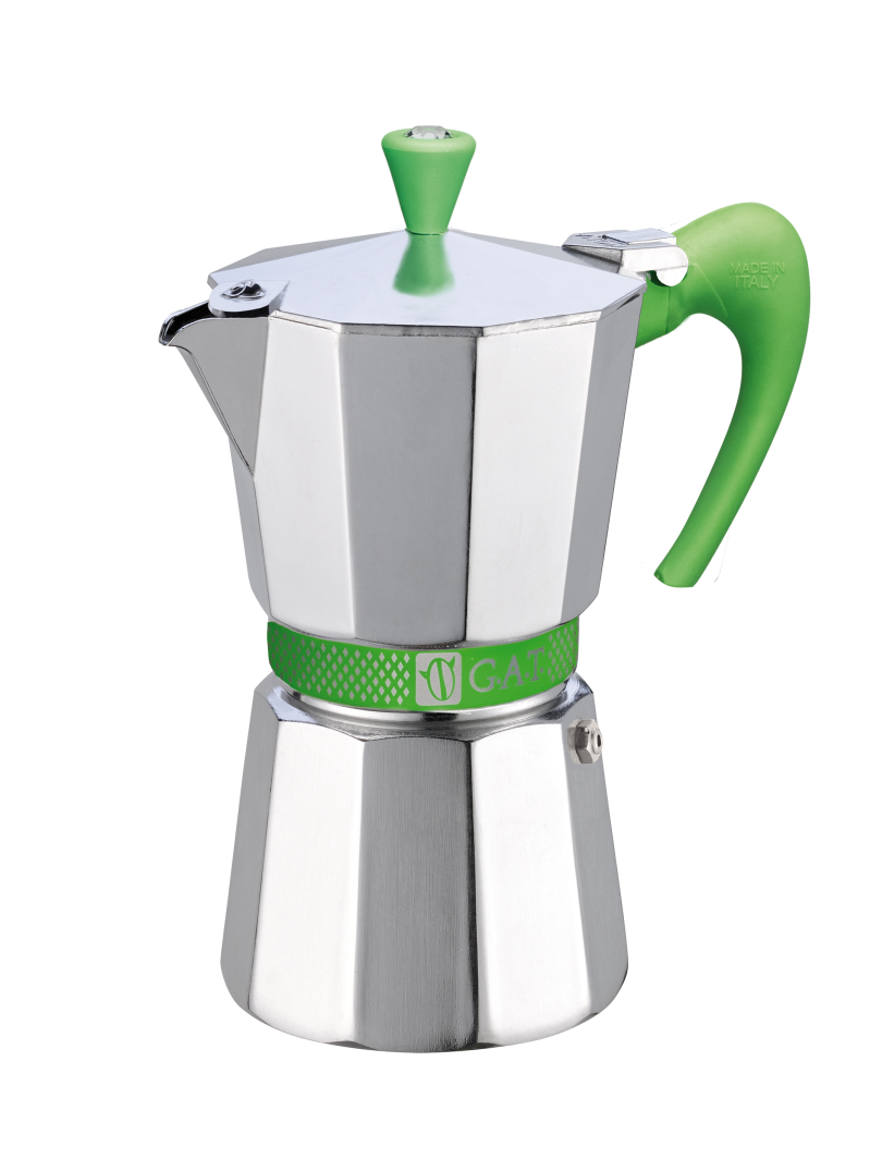 Green Moka Pot
